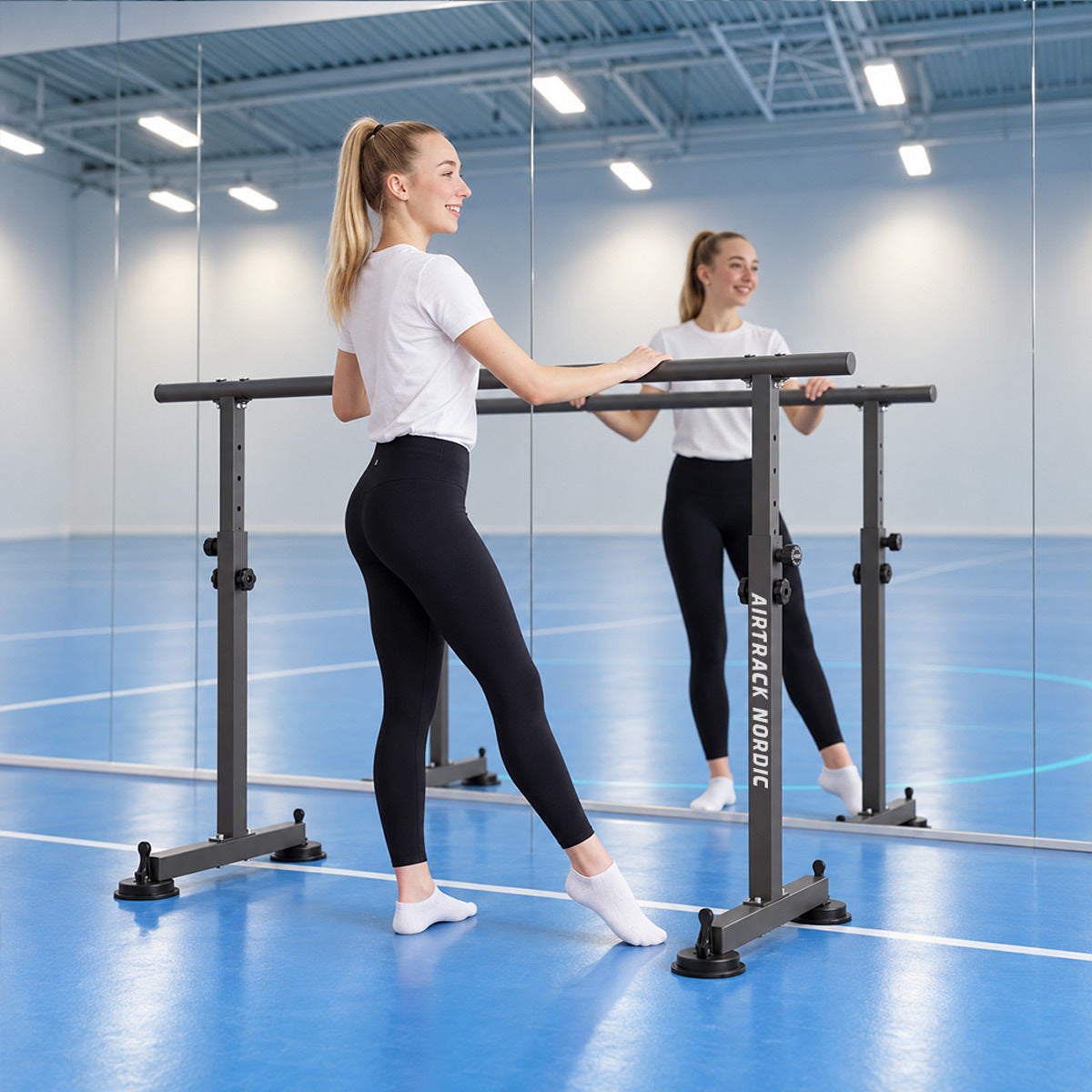 AirTrack Nordic Ballet Barre 150x53x119cm