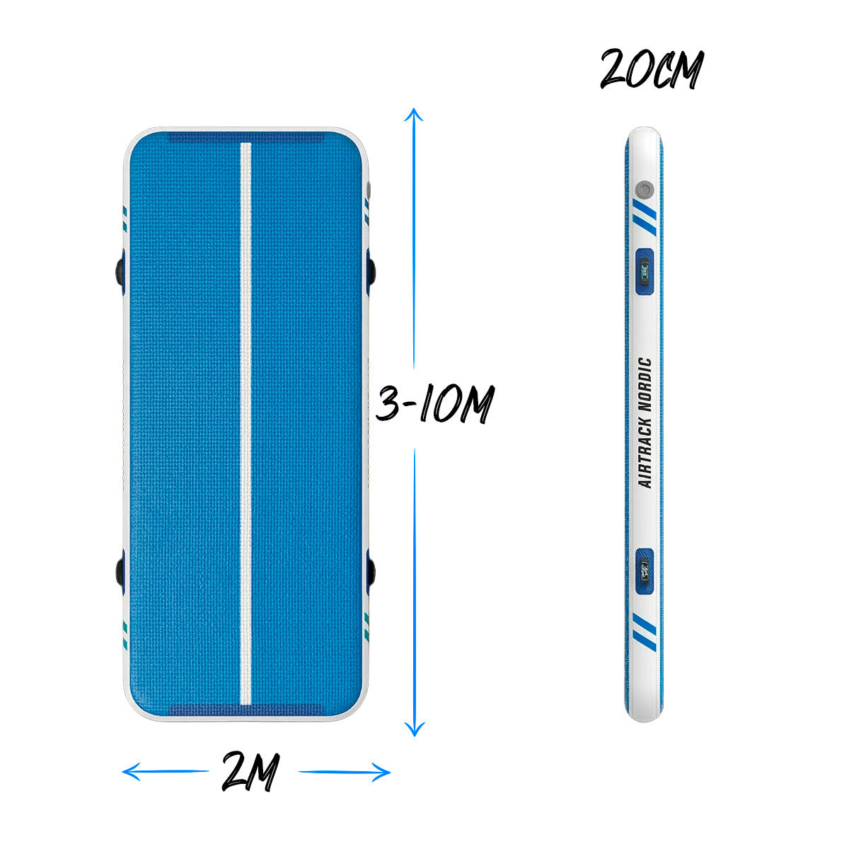 
              AirTrack Nordic Deluxe Wide, 3-16m